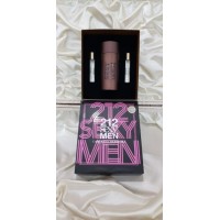 Carolina Herrera 212 Sexy Men SET 100 ml erkek parfüm &amp; 2 x 8 ml Decant çanta boy parfüm 