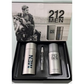 Carolina Herrera 212 SEXY MEN 100 ml  Edp Erkek Parfüm &amp; Deodorant 150 ml &amp; Dekant 10 ml çanta boy ÖZEL GİFT SET 