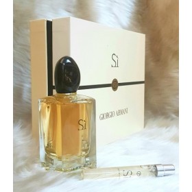 Armani Si Edp SET 100 ml Bayan parfüm &amp; 1 x 20 ml Decant çanta boy parfüm 