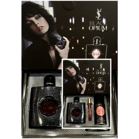 Yves Saint Laurent Black Opium Edp 90 ml Kadın Parfüm &amp; Deodorant 150 ml &amp; Dekant 10 ml çanta boy GİFT SET 