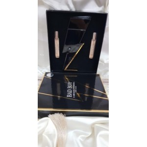 Carolina Herrera Bad Boy SET edt 100 ml erkek parfüm &amp; 2 x 8 ml Decant çanta boy parfüm 