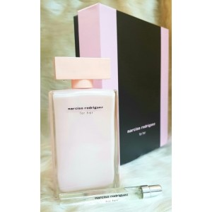 Narciso Rodriguez for her pink Edp SET 100 ml Bayan parfüm &amp; 1 x 20 ml Decant çanta boy parfüm