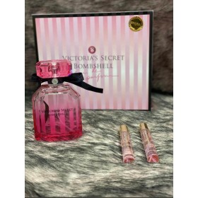 Victoria Secret Bombshell 100 ml Bayan parfüm &amp; 2 x 8 ml Decant çanta boy parfüm 
