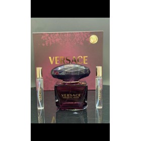 Versace Cristal Noir Edt 90 ml Bayan Parfüm &amp; 2 x 20 ml Decant çanta boy parfüm 