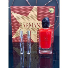 Armani Si Passione edt 100 ml Bayan parfüm  &amp; 2 x 8 ml Decant çanta boy parfüm 