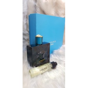 Versace Eros Men Edp SET 100 ml Erkek parfüm &amp; 1 x 20 ml Decant çanta boy parfüm