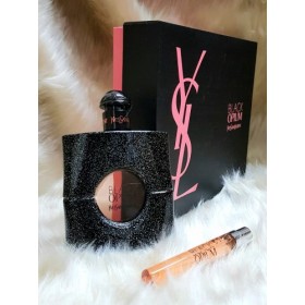 YSL Black Opıum SET Edp 90 ml Bayan parfüm &amp; 1 x 20 ml Decant çanta boy parfüm