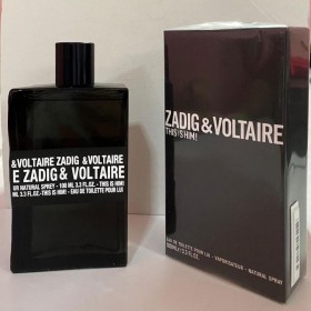 Zadig &amp; Voltaire This Is Him! black EDT 100 ML Erkek ORJİNAL KUTULU  Parfüm