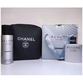 Chanel Allure Homme Sport 100 ml Erkek Parfüm &amp;  200 ml Deodorant GİFT SET 