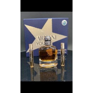 Armani Stronger You 100 ml Erkek Parfüm &amp; 2 x 20 ml Decant çanta boy parfüm 