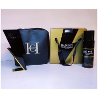 Carolina Herrera Bad Boy Edt 100 ml Erkek Parfüm &amp;  200 ml Deodorant GİFT SET 