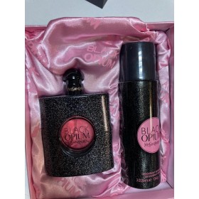 Yves Saint Laurent Black Opium edp 90 ml Bayan Tester Parfüm &amp; 200 ml Deodorant GİFT SET