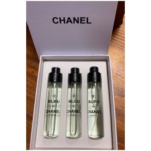 Chanel Bleu  ( 3 x 20 ml ) Extrait Erkek Decant Canta boy Parfüm