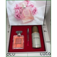 CHANEL Coco Madmaselle Edp 100 ml Kadın Parfüm &amp; Deodorant 150 ml &amp; Dekant 10 ml çanta boy ÖZEL GİFT SET 