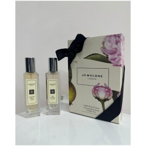 JO Malone English Pear 30 ml parfüm &amp; Jo Malone Freesia Peony Blush Suede 30 ml parfüm Cologne Duo Twin Set  İkili set 