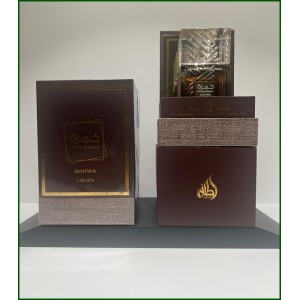 Lattafa Khamrah QAHWA 100 ml Edp Unisex EXCLUSİVE AMBALAJLI İTHAL PARFÜM 