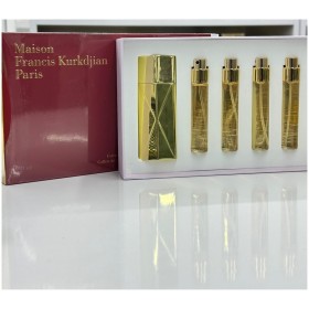MAİSON FRANCİS KURKDİJİAN BACCARAT ROUGE EXTRAİT 4 X 11 ML ZAMAK ŞARJÖRLÜ TRAVEL SET DEKANT ÇANTA BOY PARFÜM 