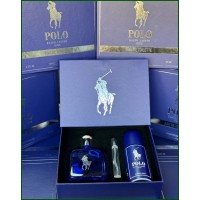 POLO Ralph Lauren Blue 125 ml Edt Erkek Parfüm &amp; Deodorant 150 ml &amp; Dekant 10 ml çanta boy ÖZEL GİFT SET 