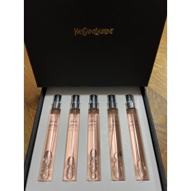 YVES SAİNT LAURENT BLACK OPIUM ÇANTA SETİ  ( 5 x 7,5 ML )  Extrait Bayan  Decant Canta boy Parfüm